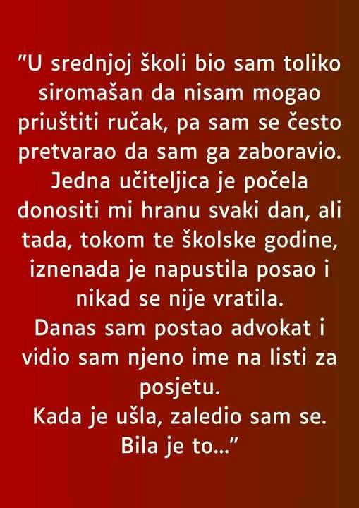 “U srednjoj školi bio sam toliko siromašan…” - featured image