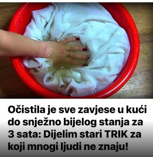 Očistila je sve zavjese u kući do snježno bijelog stanja za 3 sata: Dijelim stari TRIK za koji mnogi ljudi ne znaju! - featured image Očistila je sve zavjese u kući do snježno bijelog stanja za 3 sata: Dijelim stari TRIK za koji mnogi ljudi ne znaju! - featured image