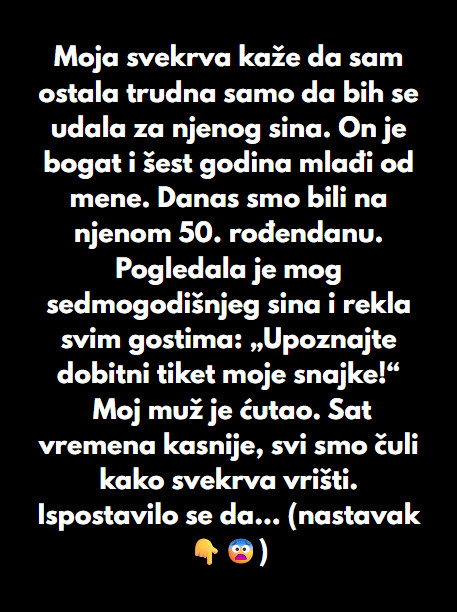 „Moja svekrva je nazvala mog sina ‘dobitnim tiketom’, ali na kraju sam se ja nasmejala poslednja“ - featured image „Moja svekrva je nazvala mog sina ‘dobitnim tiketom’, ali na kraju sam se ja nasmejala poslednja“ - featured image